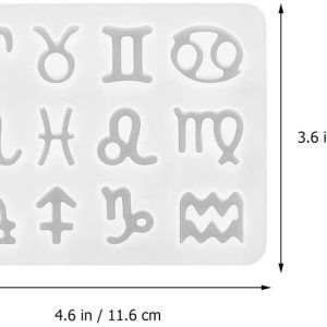 Molde de silicón signos del zodíaco 9,1cm x 11,6cm 253
