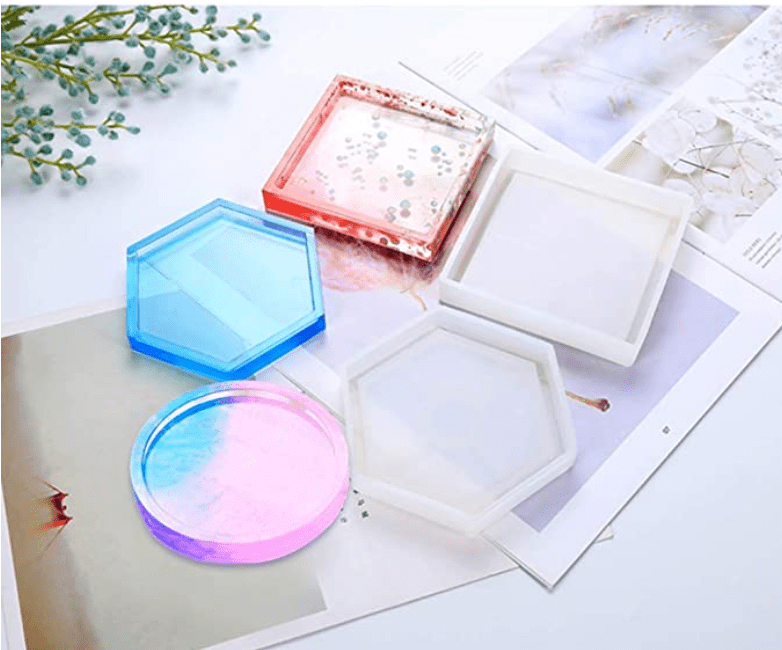 Molde para hacer posavasos cuadrados o contenedor de accesorios 346 A - Imagen 2