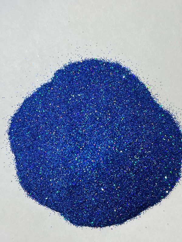 Azul oscuro holográfico fino 40gr 569 - Imagen 2
