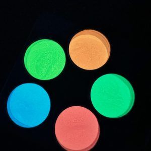 Set de 5 pigmentos en polvo Glow in the dark 10gr c/u 564